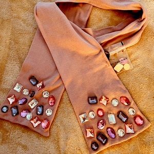 Jeweled Burberry Scarf